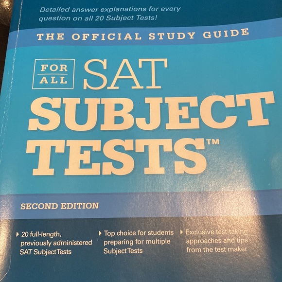 The official study guide SAT Subject Tests College Board Book - Picture 3 of 7